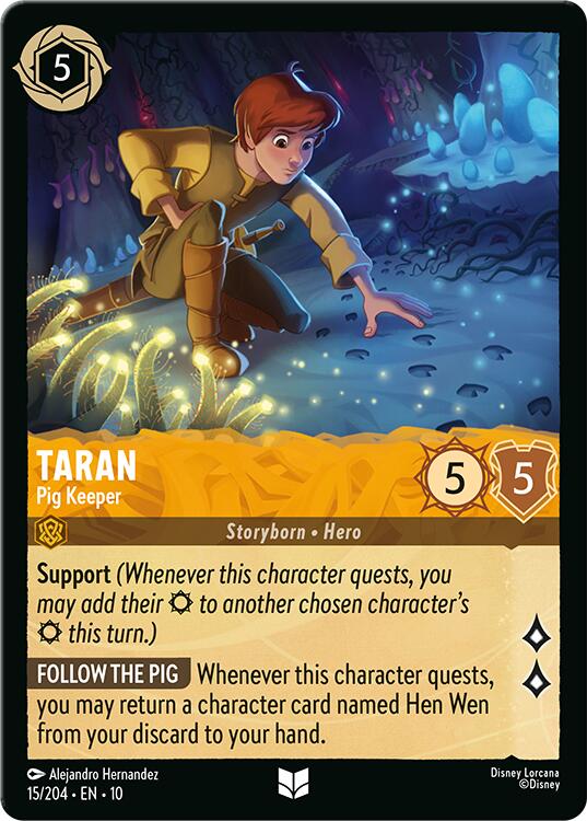 Taran - Pig Keeper – Whispers in the Well (Disney Lorcana)