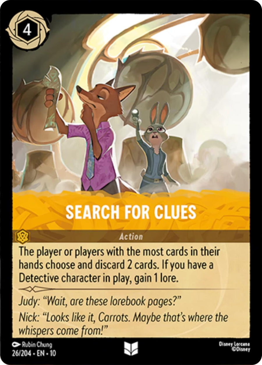 Search For Clues – Whispers in the Well (Disney Lorcana)