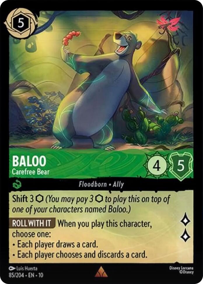 Baloo - Carefree Bear – Whispers in the Well (Disney Lorcana)