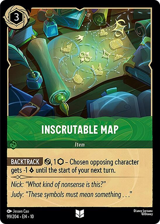 Inscrutable Map – Whispers in the Well (Disney Lorcana)
