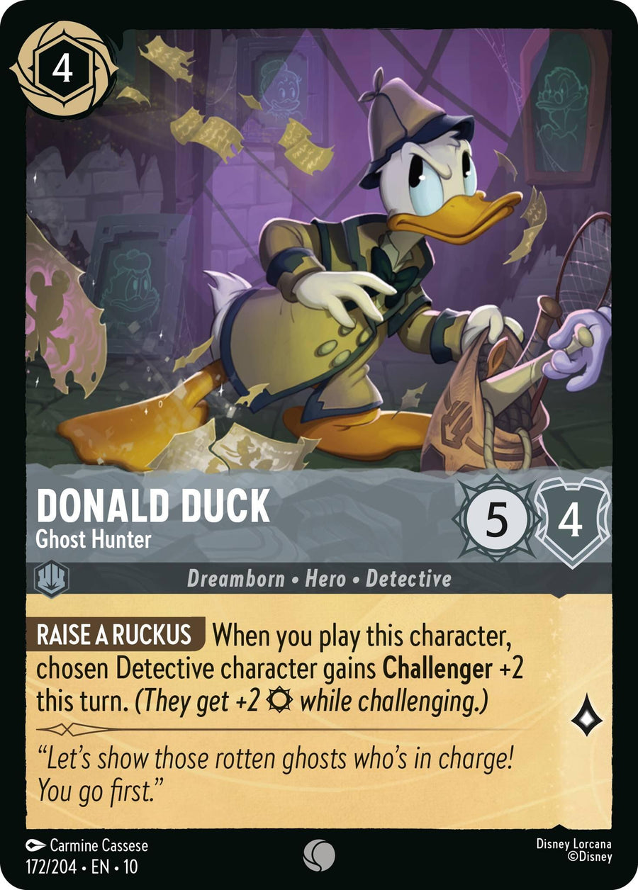 Donald Duck - Ghost Hunter – Whispers in the Well (Disney Lorcana)