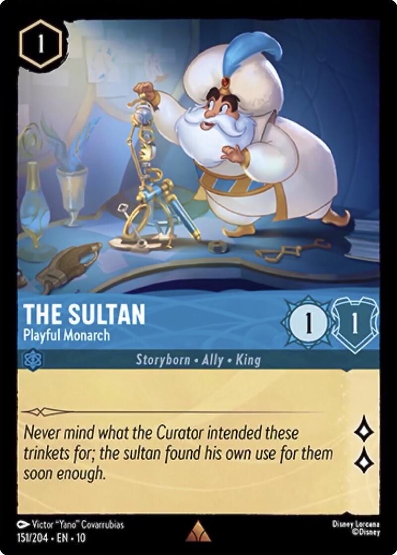 The Sultan - Playful Monarch – Whispers in the Well (Disney Lorcana)