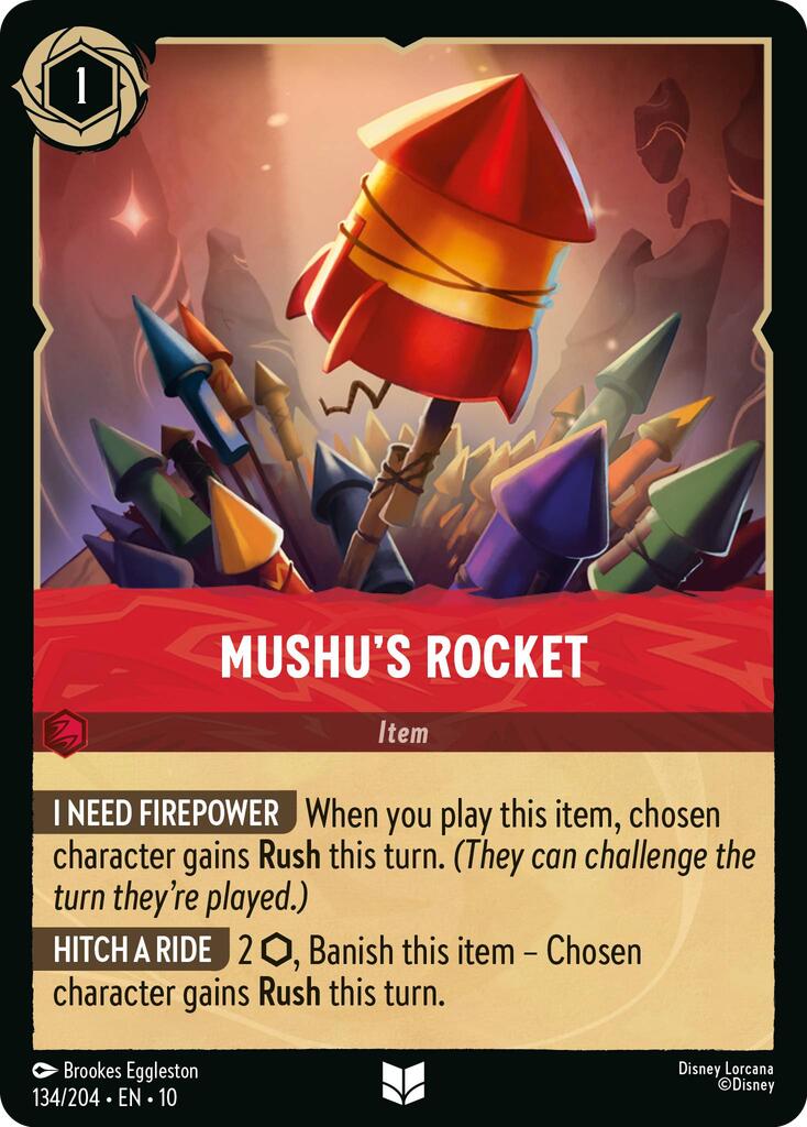 Mushu's Rocket – Whispers in the Well (Disney Lorcana)