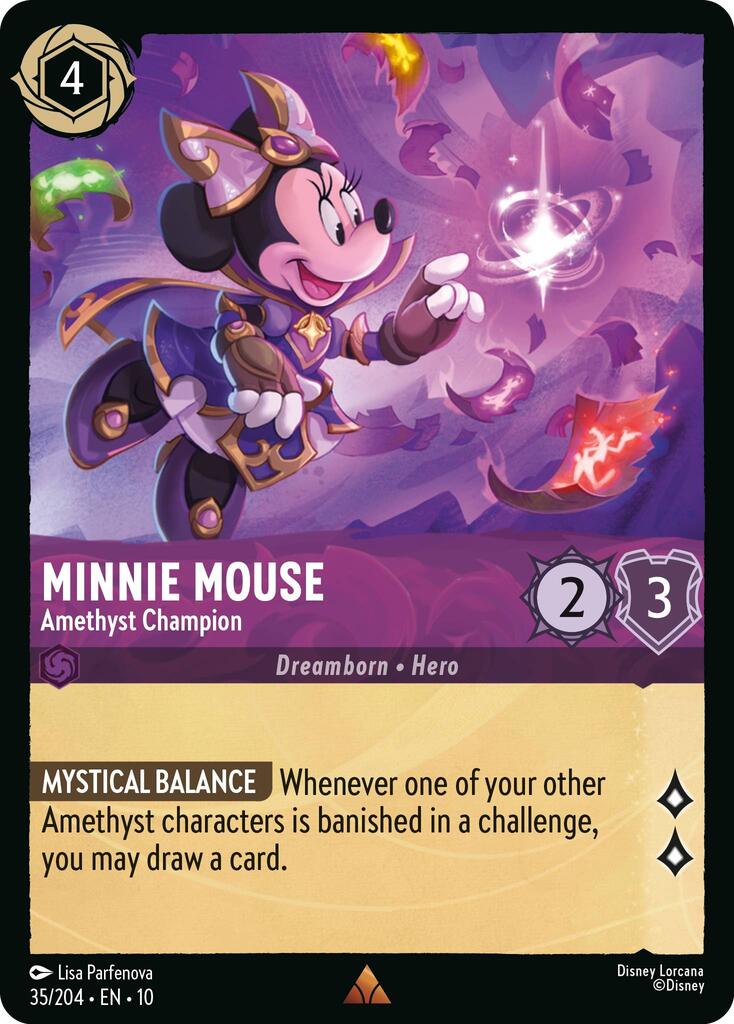 Minnie Mouse - Amethyst Champion – Whispers in the Well (Disney Lorcana)