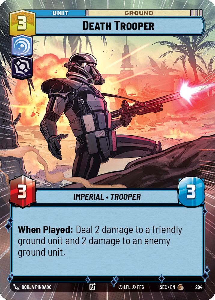 Death Trooper (Hyperspace) – Secrets of Power (Star Wars: Unlimited)