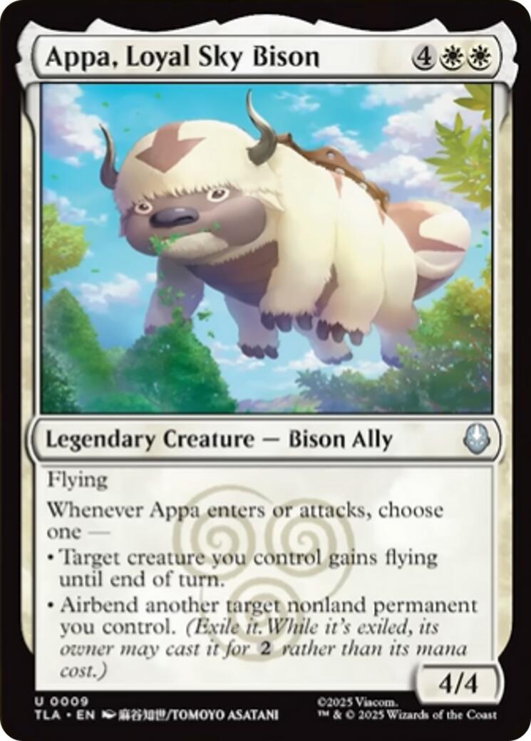 Appa, Loyal Sky Bison – Avatar: The Last Airbender (Magic: The Gathering)