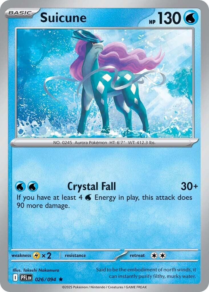 Suicune – ME02: Phantasmal Flames (Pokemon)