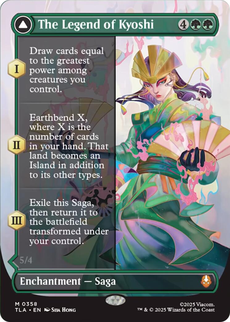 The Legend of Kyoshi (Borderless) – Avatar: The Last Airbender (Magic: The Gathering)