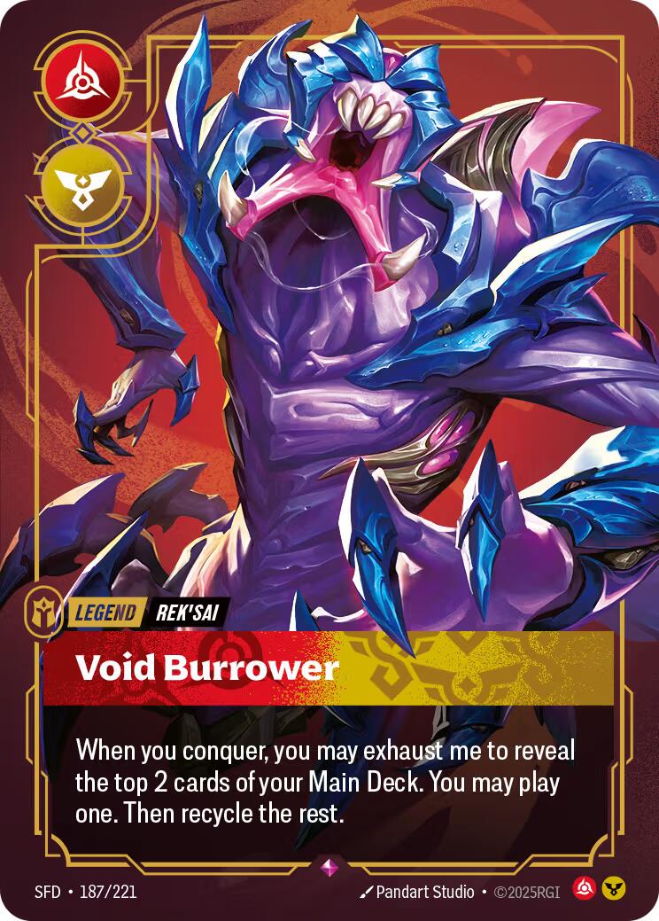 Rek'sai, Void Burrower – Spiritforged (Riftbound: League of Legends Trading Card Game)