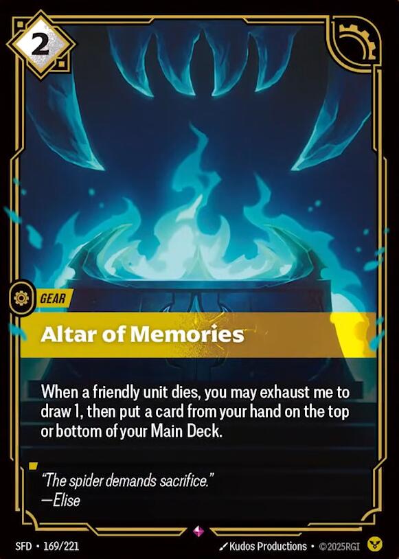 Altar of Memories – Spiritforged (Riftbound: League of Legends Trading Card Game)