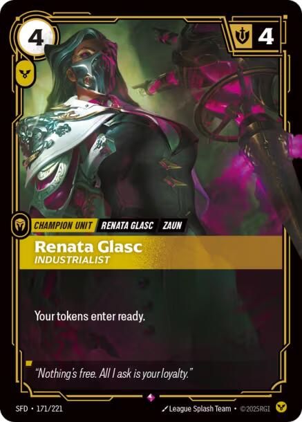 Renata Glasc, Industrialist – Spiritforged (Riftbound: League of Legends Trading Card Game)