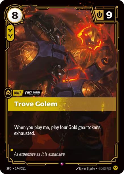Trove Golem – Spiritforged (Riftbound: League of Legends Trading Card Game)