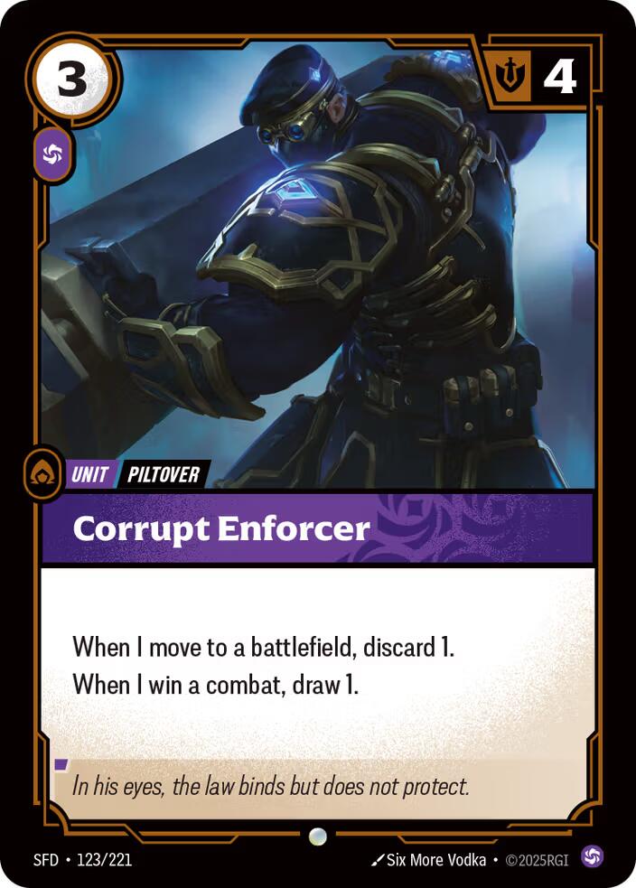 Corrupt Enforcer – Spiritforged (Riftbound: League of Legends Trading Card Game)
