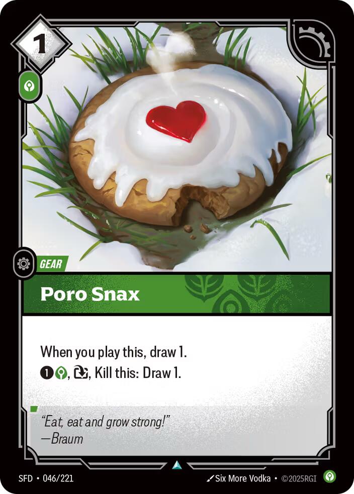 Poro Snax – Spiritforged (Riftbound: League of Legends Trading Card Game)