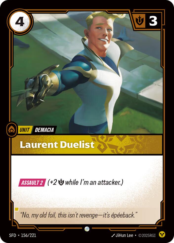 Laurent Duelist – Spiritforged (Riftbound: League of Legends Trading Card Game)