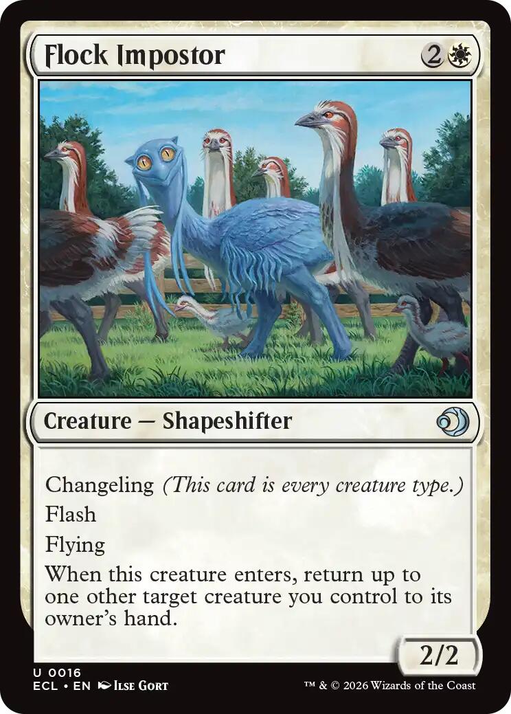 Flock Impostor – Lorwyn Eclipsed (Magic: The Gathering)