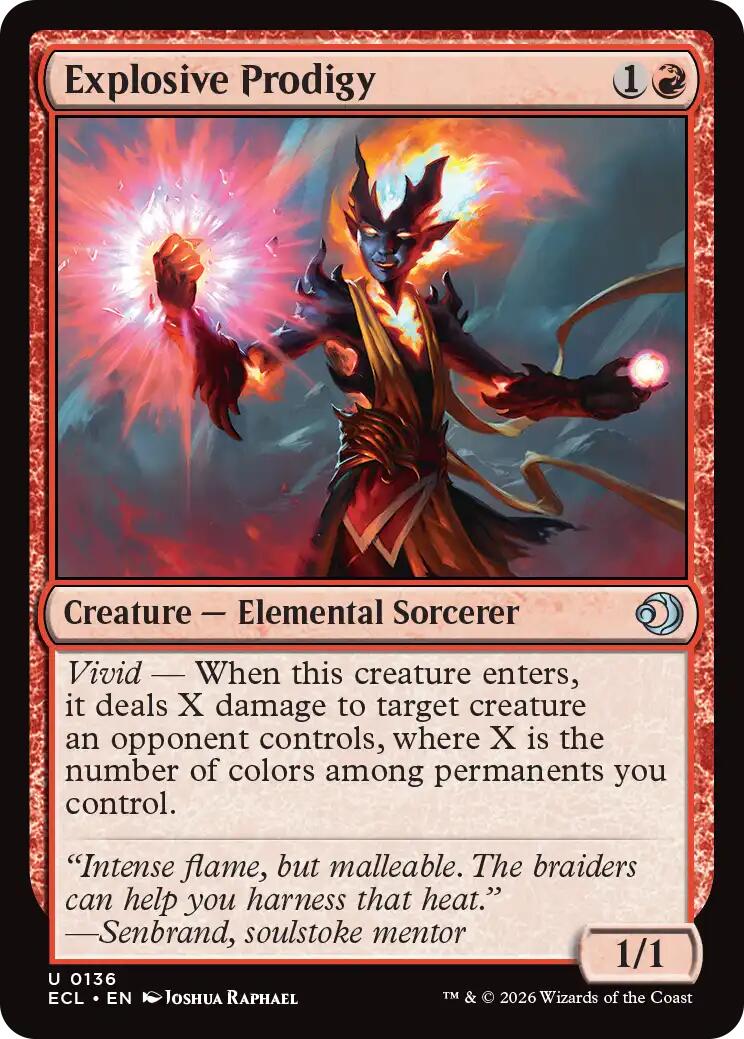 Explosive Prodigy – Lorwyn Eclipsed (Magic: The Gathering)