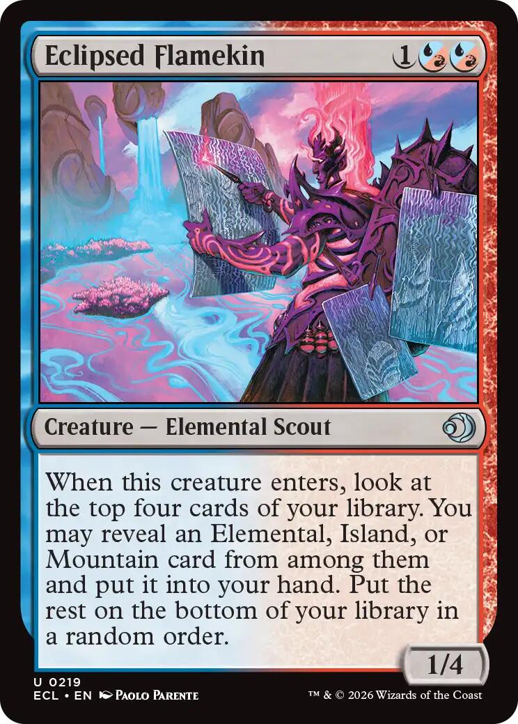Eclipsed Flamekin – Lorwyn Eclipsed (Magic: The Gathering)