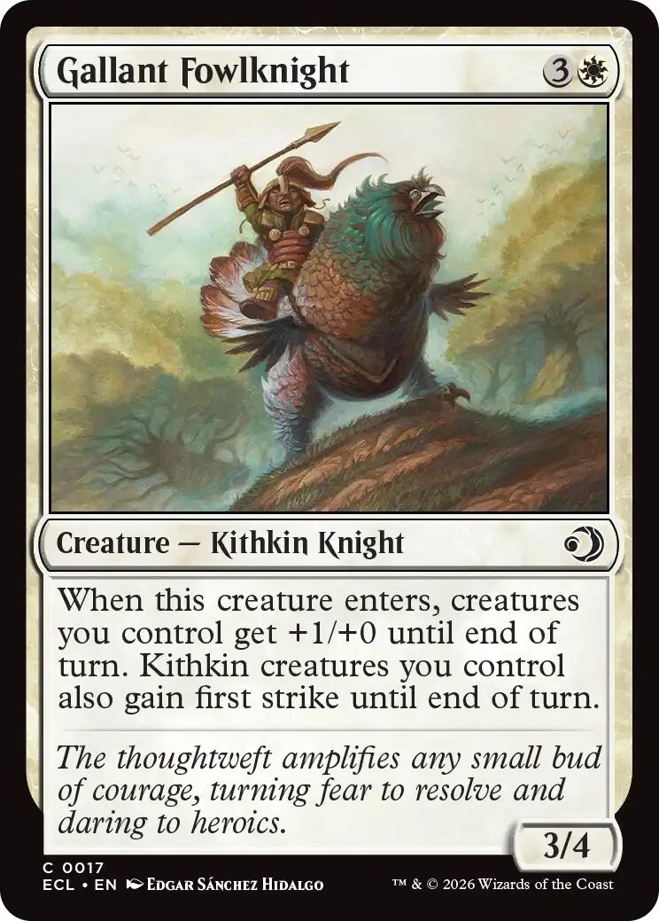 Gallant Fowlknight – Lorwyn Eclipsed (Magic: The Gathering)