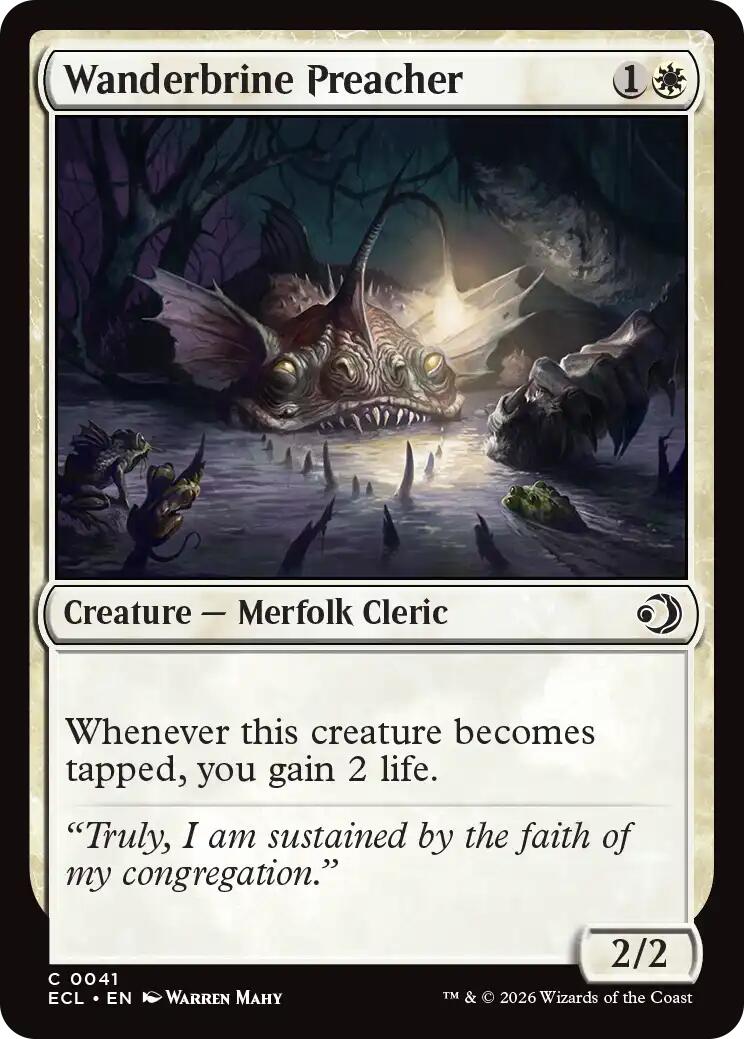 Wanderbrine Preacher – Lorwyn Eclipsed (Magic: The Gathering)