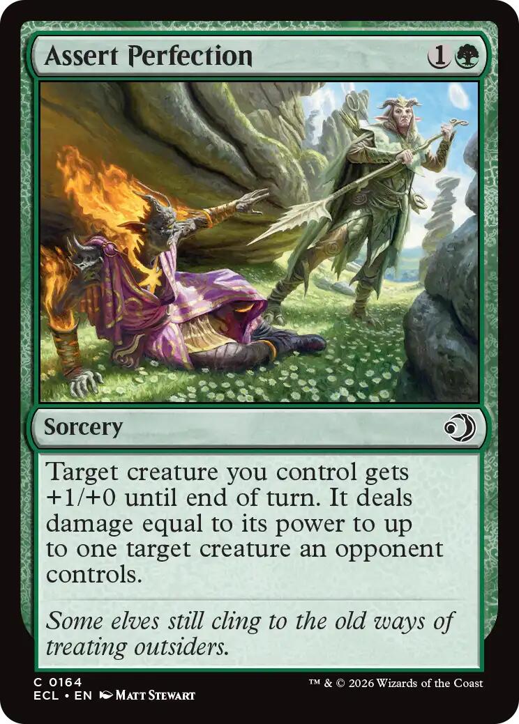 Assert Perfection – Lorwyn Eclipsed (Magic: The Gathering)