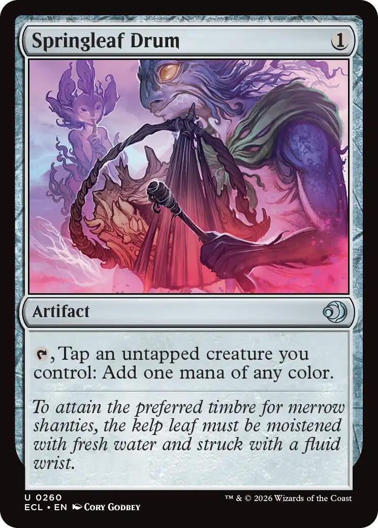 Springleaf Drum – Lorwyn Eclipsed (Magic: The Gathering)