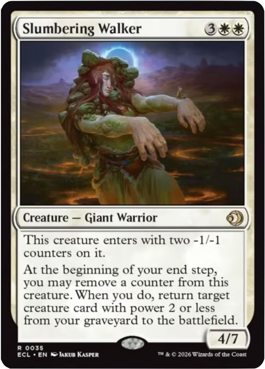 Slumbering Walker – Lorwyn Eclipsed (Magic: The Gathering)