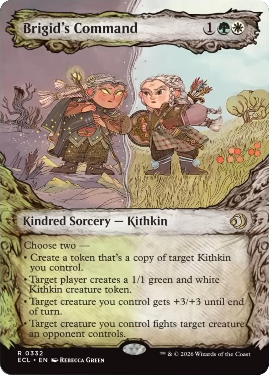 Brigid's Command (Showcase) – Lorwyn Eclipsed (Magic: The Gathering)