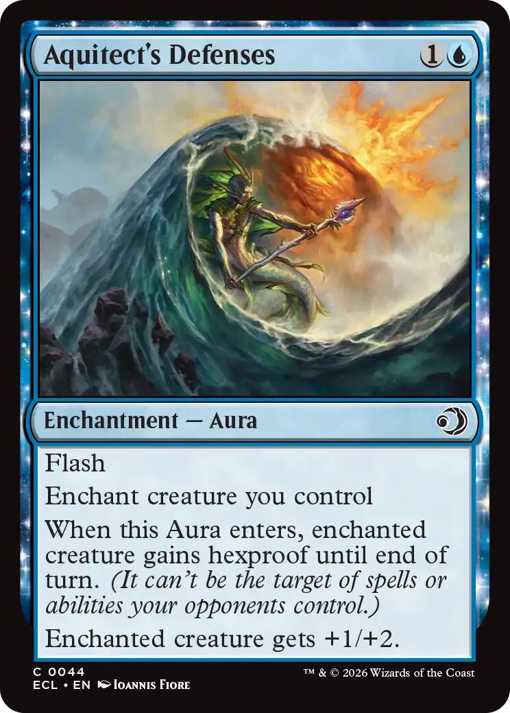 Aquitect's Defenses – Lorwyn Eclipsed (Magic: The Gathering)