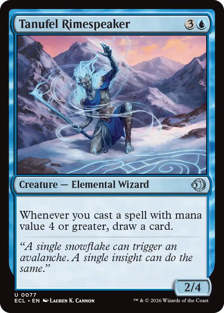 Tanufel Rimespeaker – Lorwyn Eclipsed (Magic: The Gathering)