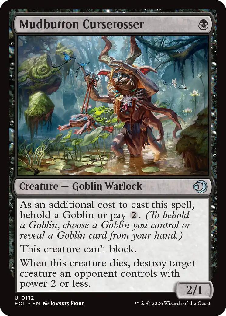 Mudbutton Cursetosser – Lorwyn Eclipsed (Magic: The Gathering)