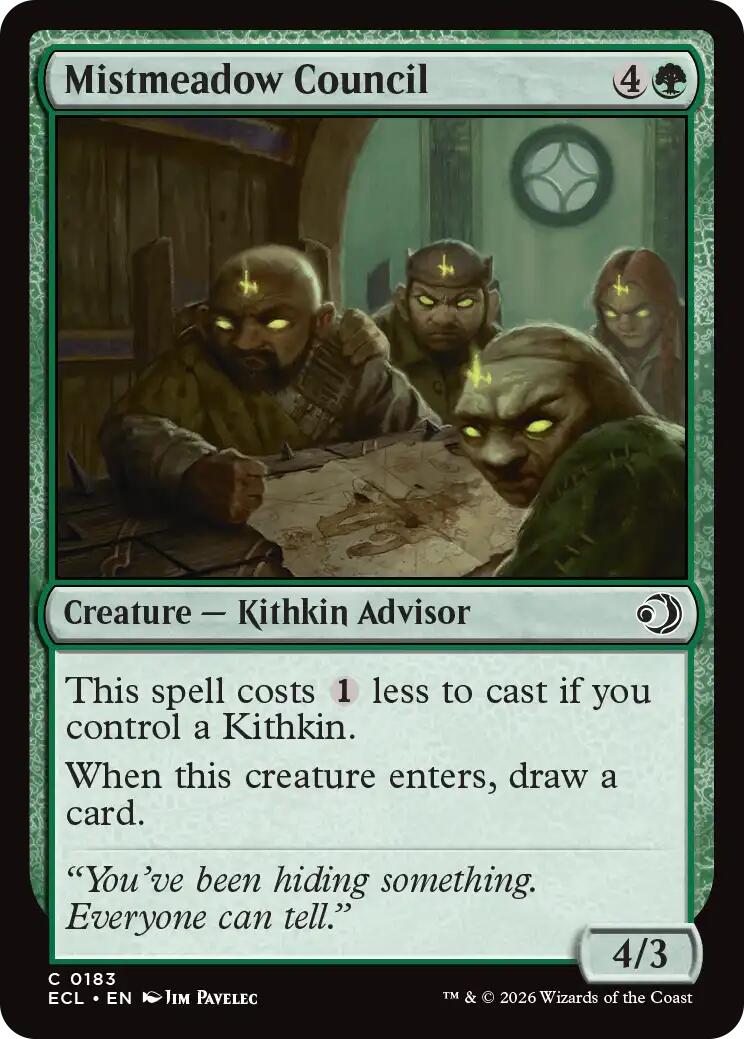 Mistmeadow Council – Lorwyn Eclipsed (Magic: The Gathering)