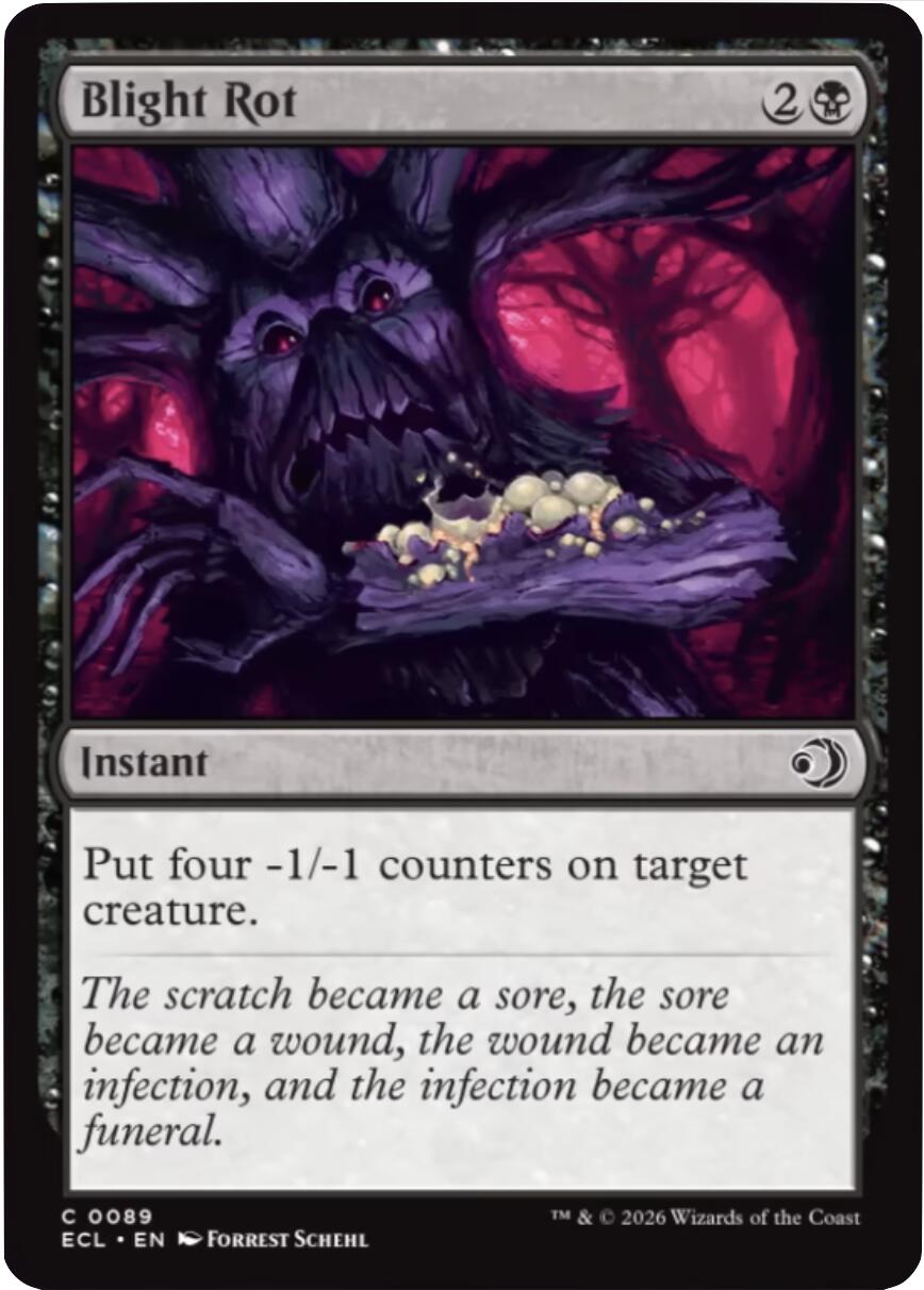 Blight Rot – Lorwyn Eclipsed (Magic: The Gathering)