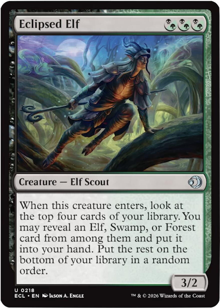 Eclipsed Elf – Lorwyn Eclipsed (Magic: The Gathering)