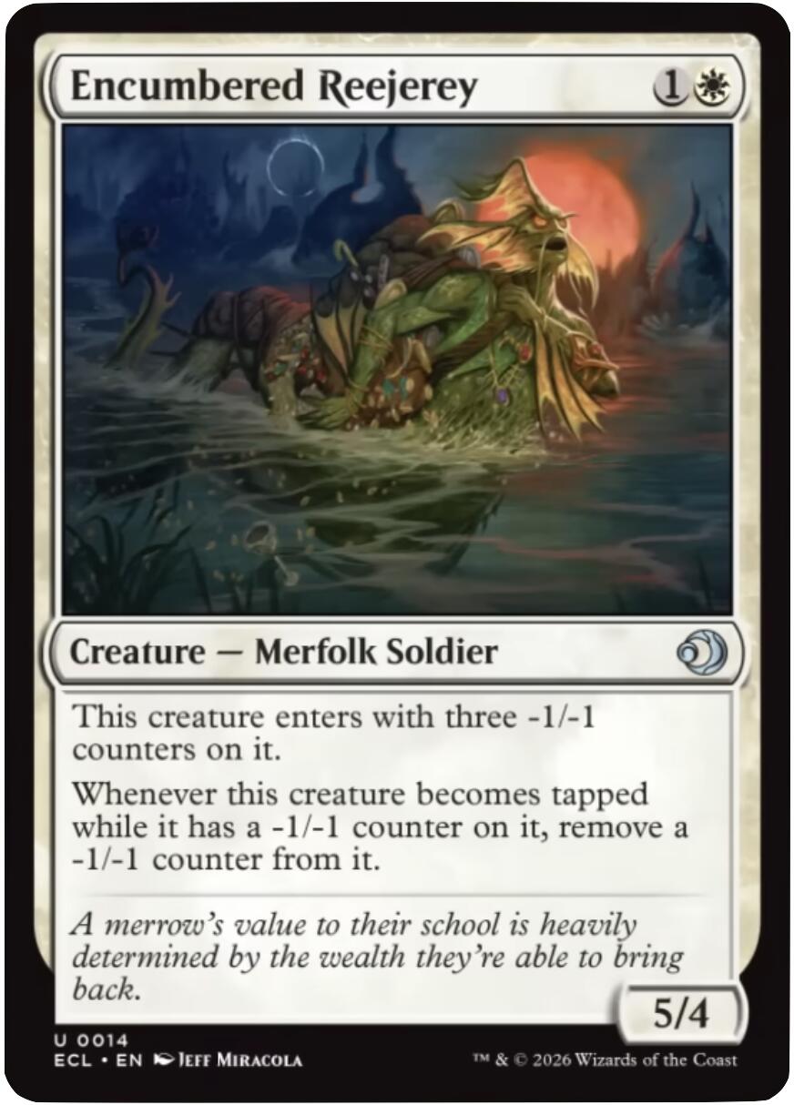 Encumbered Reejerey – Lorwyn Eclipsed (Magic: The Gathering)