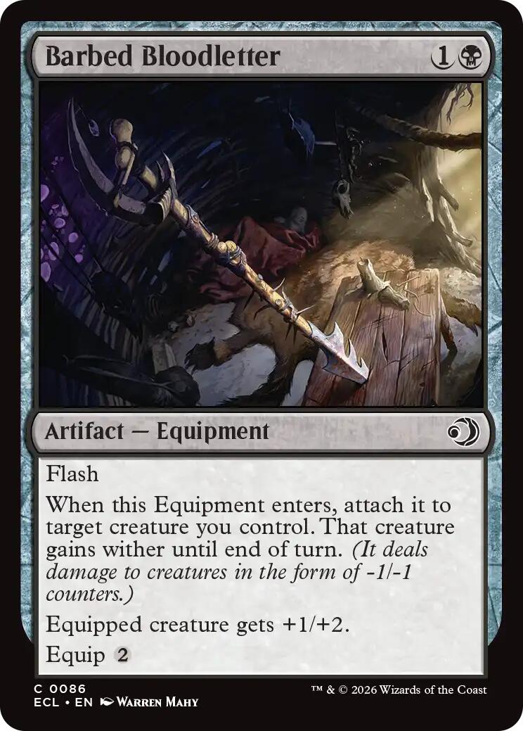 Barbed Bloodletter – Lorwyn Eclipsed (Magic: The Gathering)