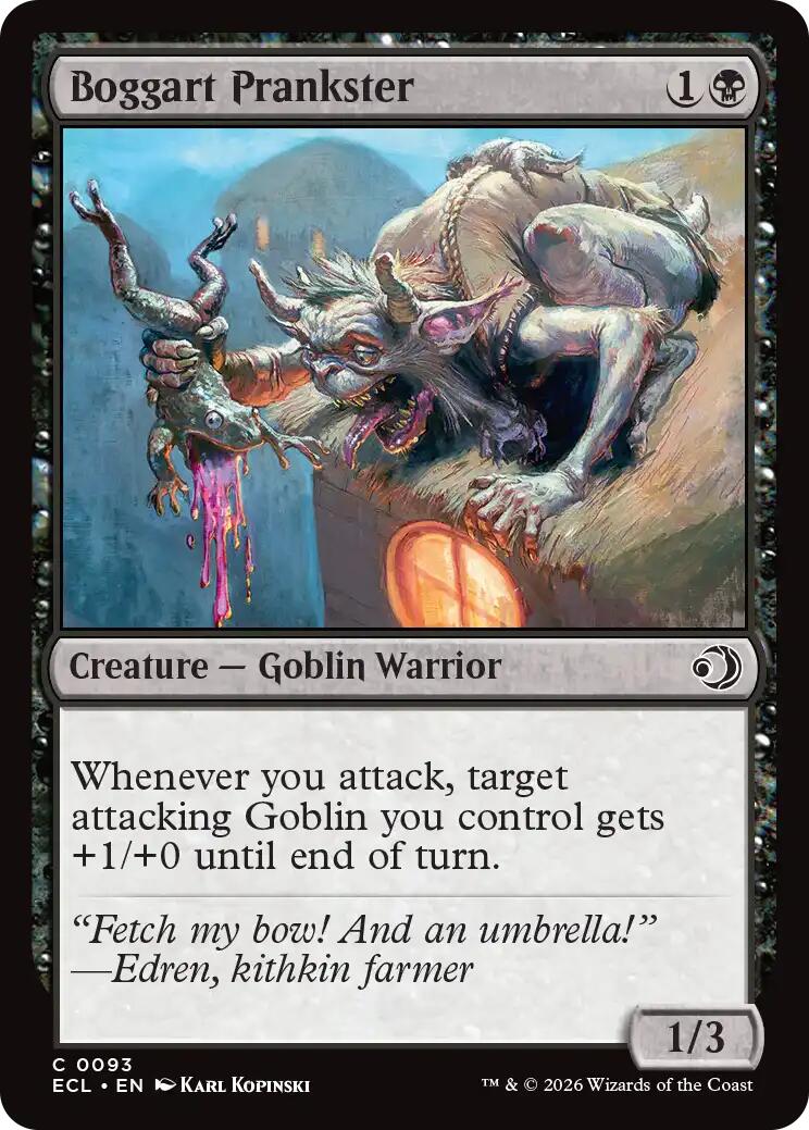 Boggart Prankster – Lorwyn Eclipsed (Magic: The Gathering)