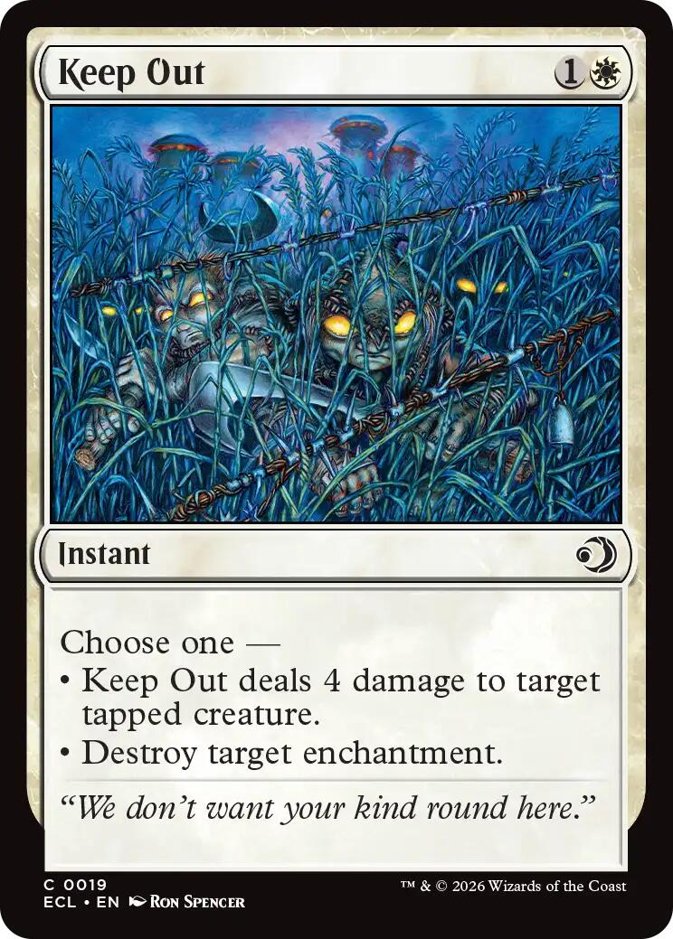 Keep Out – Lorwyn Eclipsed (Magic: The Gathering)