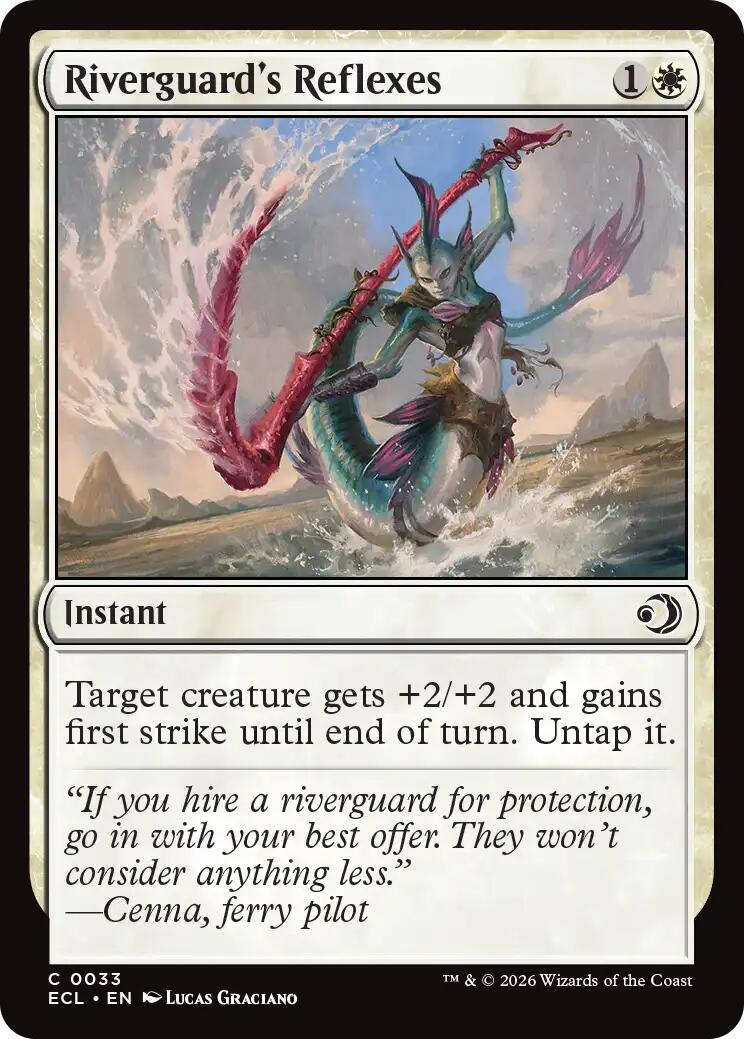 Riverguard's Reflexes – Lorwyn Eclipsed (Magic: The Gathering)