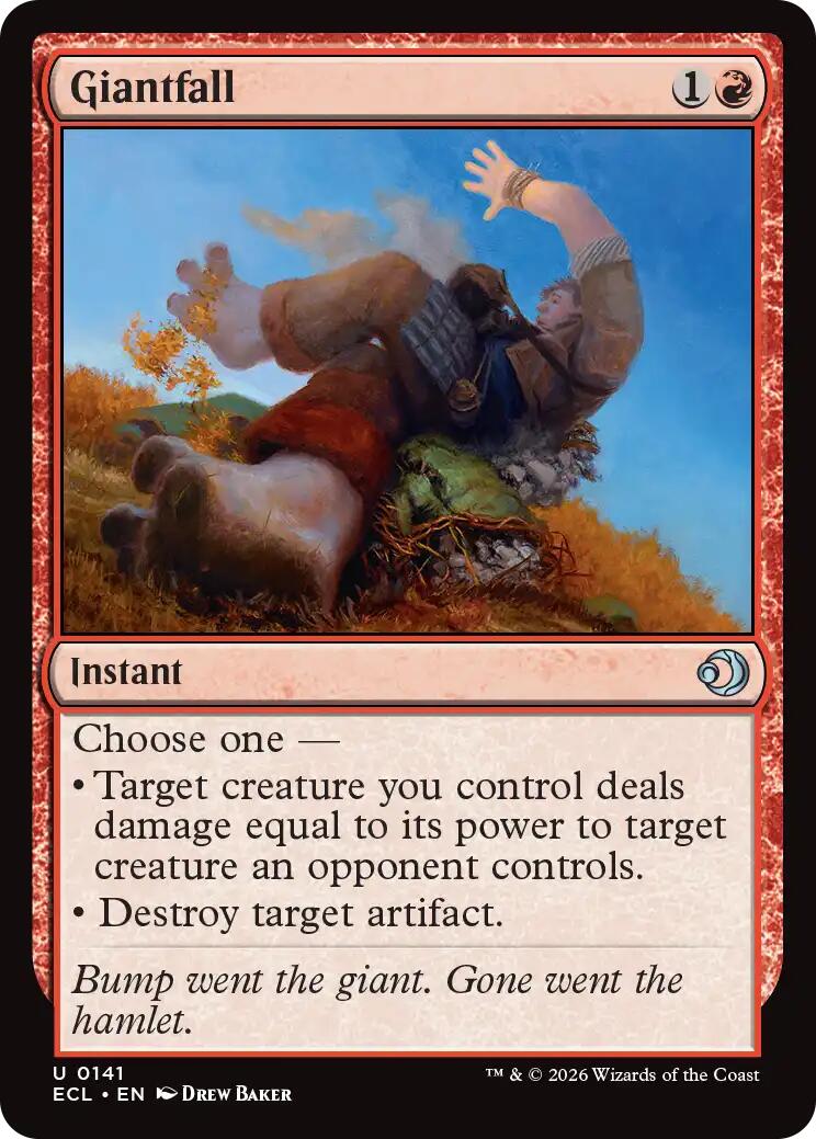 Giantfall – Lorwyn Eclipsed (Magic: The Gathering)