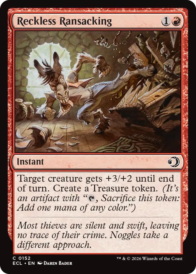 Reckless Ransacking – Lorwyn Eclipsed (Magic: The Gathering)