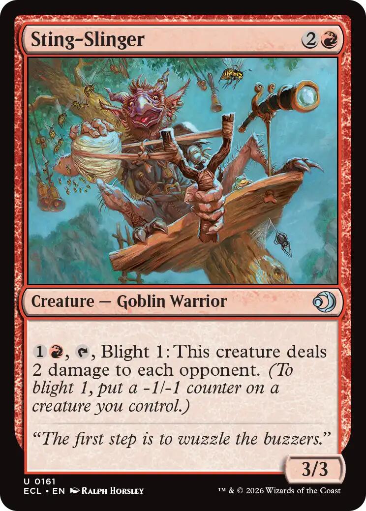 Sting-Slinger – Lorwyn Eclipsed (Magic: The Gathering)