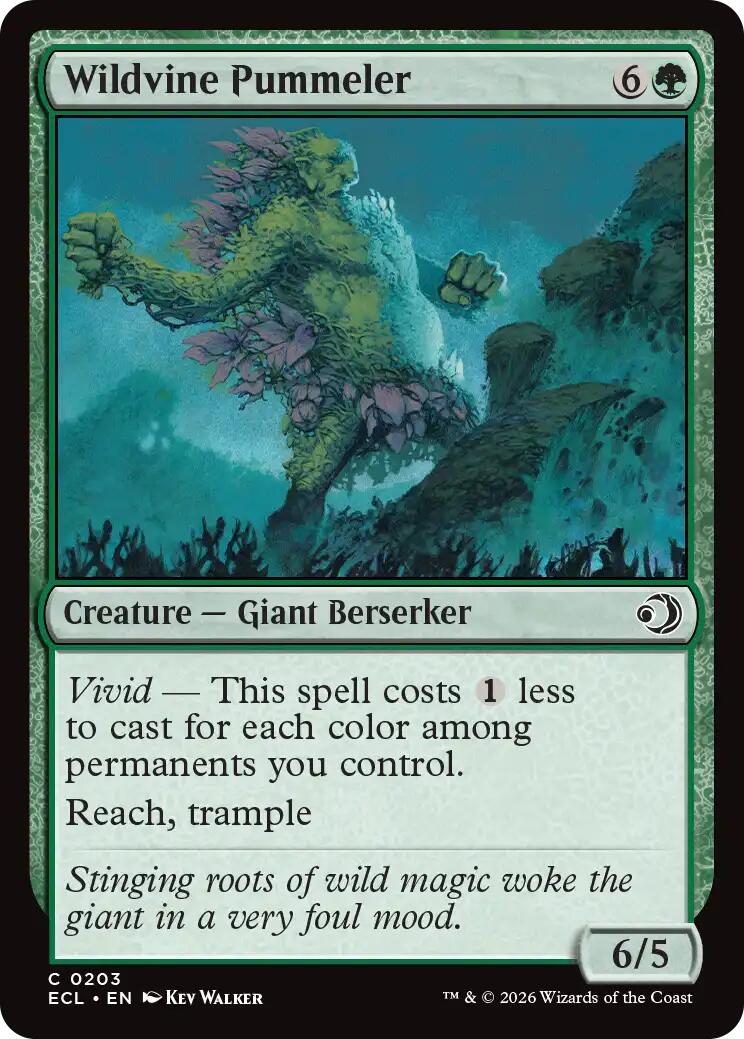 Wildvine Pummeler – Lorwyn Eclipsed (Magic: The Gathering)