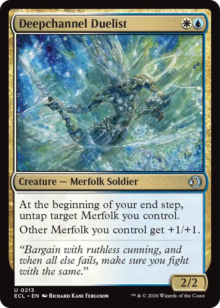 Deepchannel Duelist – Lorwyn Eclipsed (Magic: The Gathering)