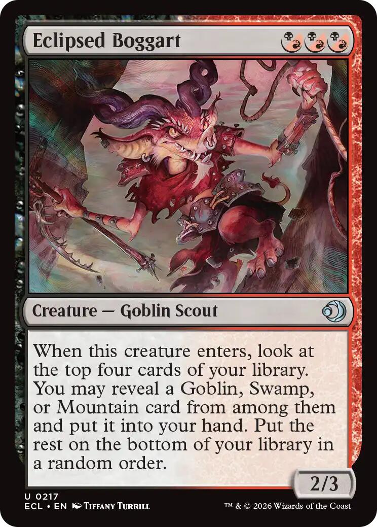 Eclipsed Boggart – Lorwyn Eclipsed (Magic: The Gathering)