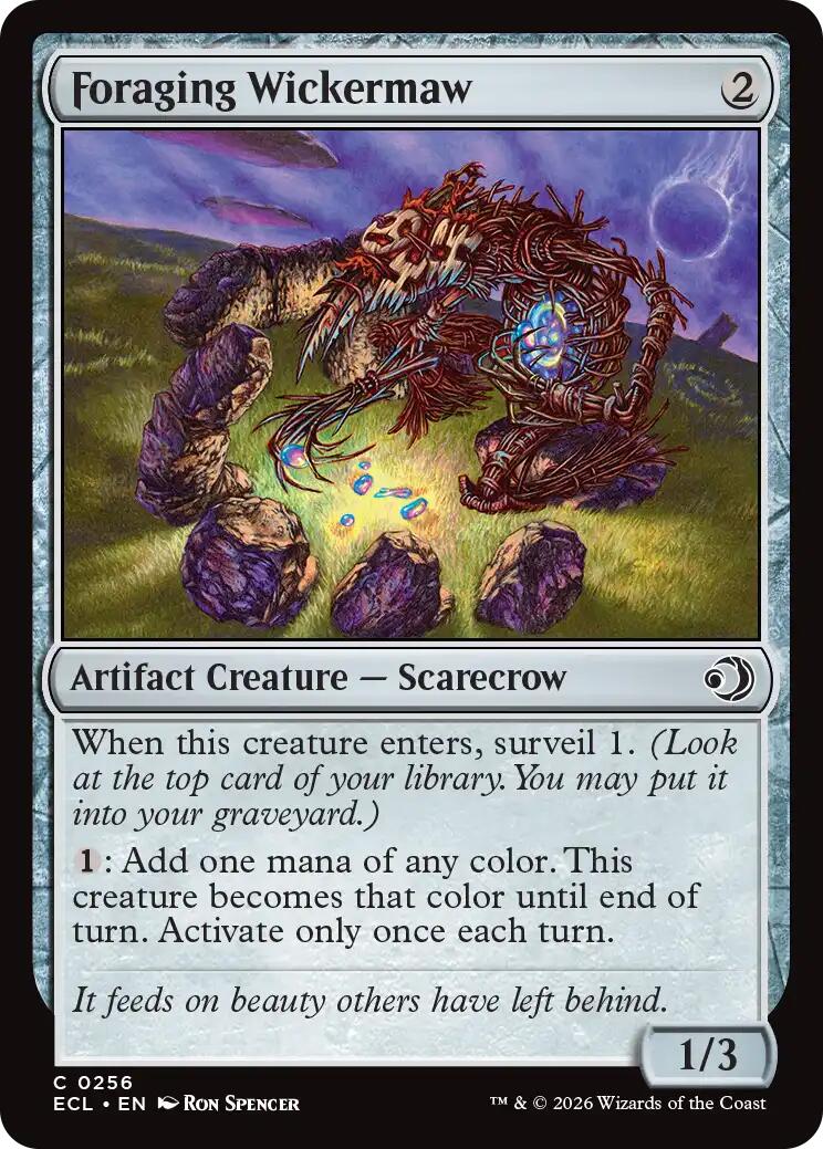 Foraging Wickermaw – Lorwyn Eclipsed (Magic: The Gathering)