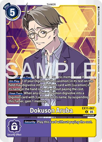 Dokuson Aruba – Dawn of Liberator (Digimon Card Game)