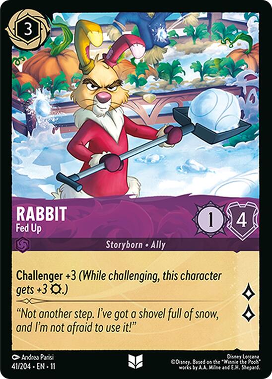 Rabbit - Fed Up – Winterspell (Disney Lorcana)