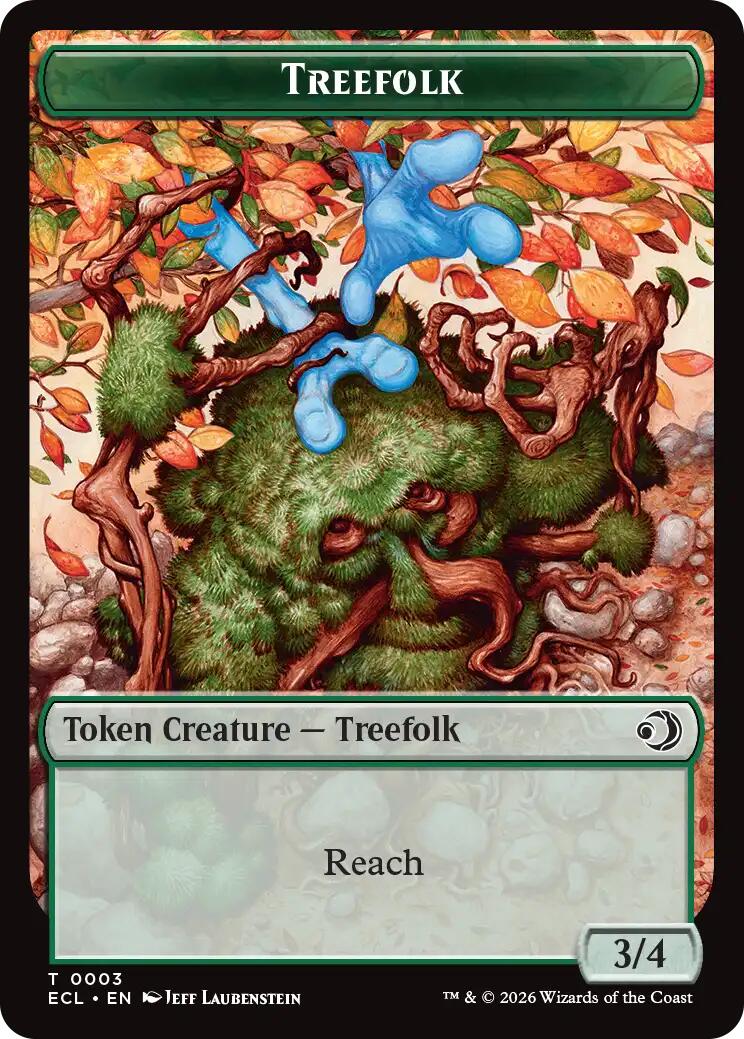 Treefolk // Goblin Double-Sided Token – Lorwyn Eclipsed (Magic: The Gathering)
