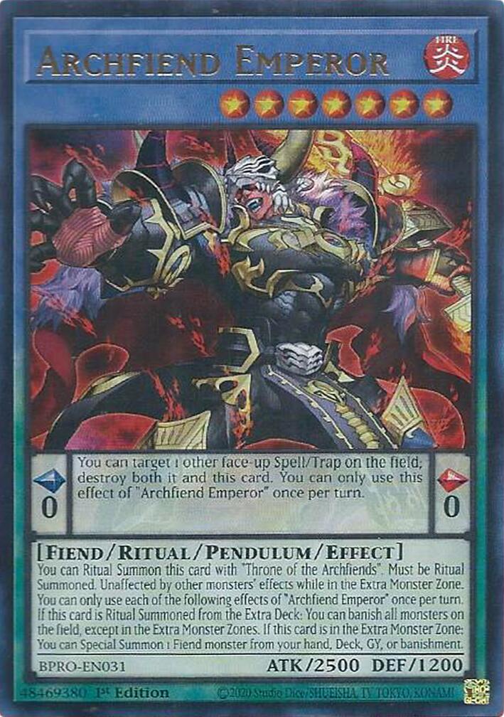 Archfiend Emperor – Burst Protocol (YuGiOh)